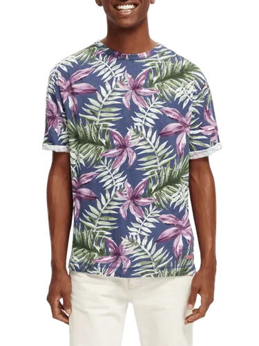 Floral-print relaxed-fit T-shirt - Größe XXL - Multicolor - Mann - T-Shirt - Scotch & Soda