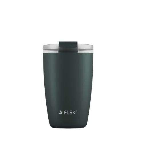 FLSK CUP 350 ml coffee to go Becher Next Gen-Moss