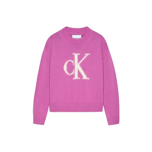 Fluffy Monogram Sweaters Calvin Klein