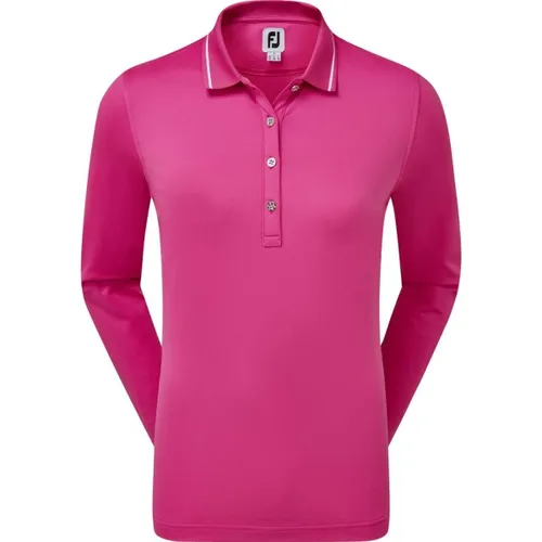 FootJoy Polo Langarm Thermal Jersey-3a pink