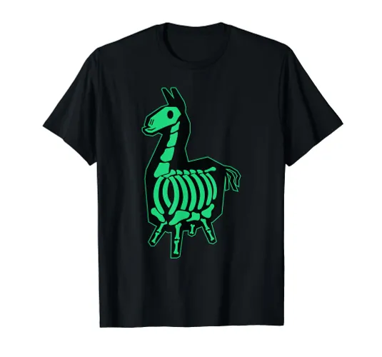 Fortnite Neon Color X-Ray Llama Center Icon T-Shirt