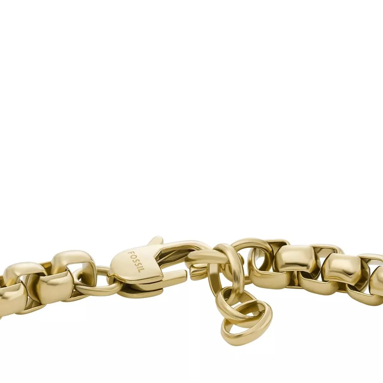 Fossil Armbänder - Drew Gold-Tone Stainless Steel Chain Bracelet - Gr. M - in Gold - für Damen