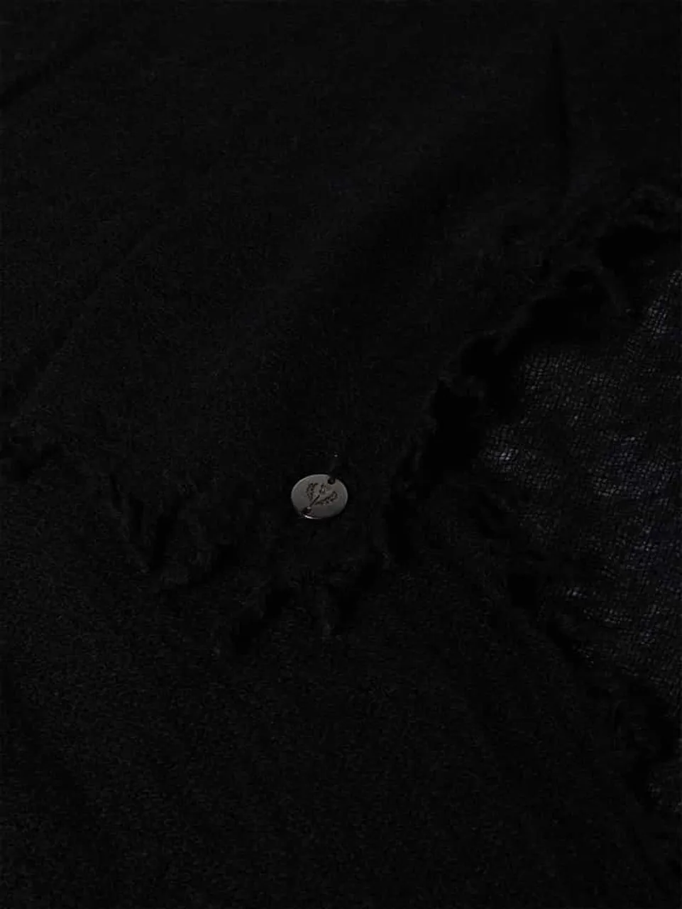 Fraas Wollschal aus reiner Schurwolle in Black
