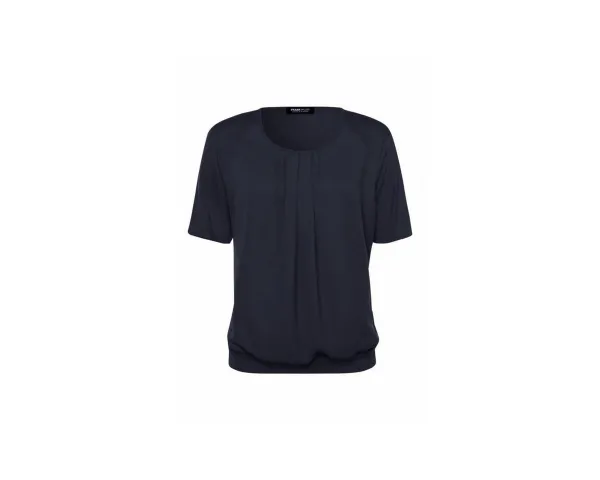 FRANK WALDER T-Shirt blau (1-tlg)