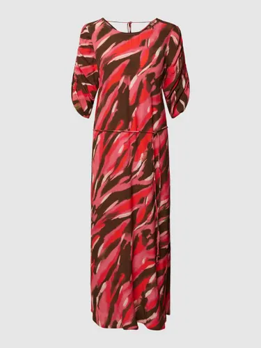 Fransa Kleid mit Allover-Muster in Pink