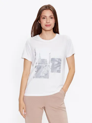 Fransa T-Shirt 20611758 Weiß Regular Fit