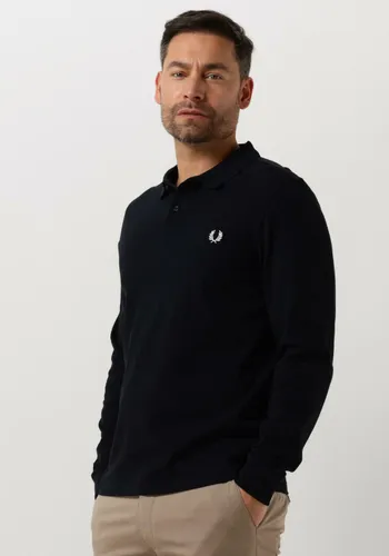 Fred Perry Herren Polos & T-Shirts Ls Plain Fred Perry Shirt - Dunkelblau