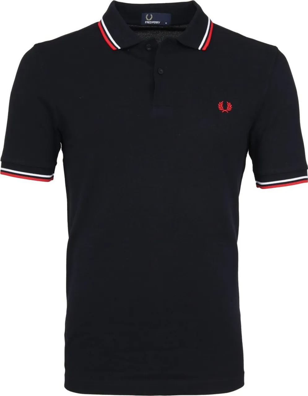 Fred Perry Polo Navy Weiß Rot