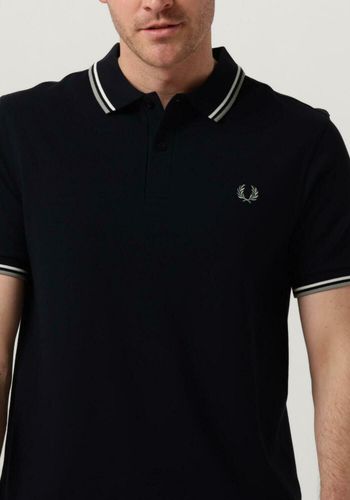 Fred Perry Polo-shirt Twin Tipped Fred Perry Shirt Dunkelblau Herren