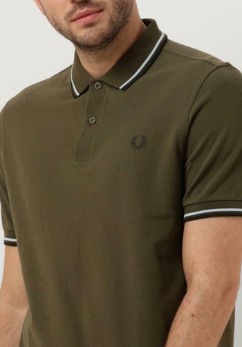 Fred Perry Polo-shirt Twin Tipped Fred Perry Shirt Grün Herren