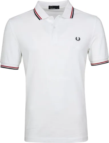 Fred Perry Polo Weiß 748
