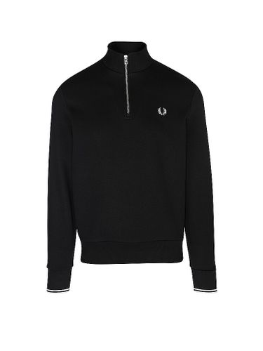 FRED PERRY Sweater schwarz | S