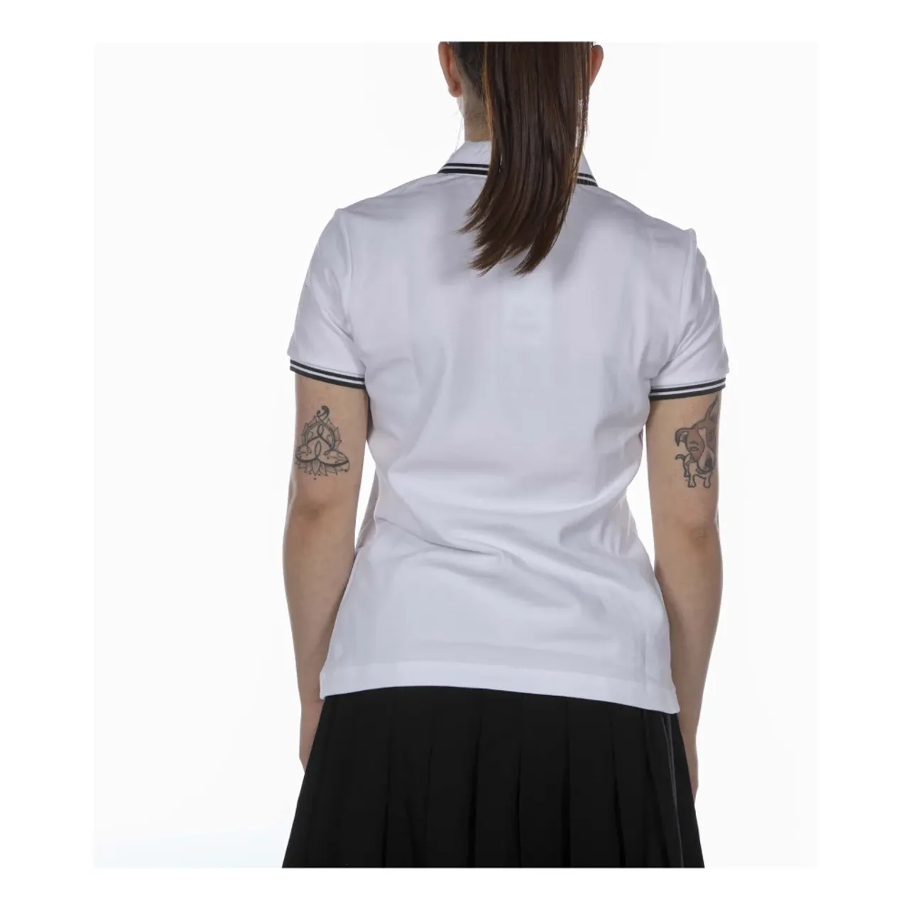 Fred Perry Twin Tipped Weisses Poloshirt Fred Perry