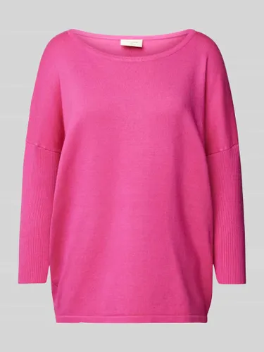 FREE/QUENT Strickpullover in unifarbenem Design Modell 'JONE' in Pink
