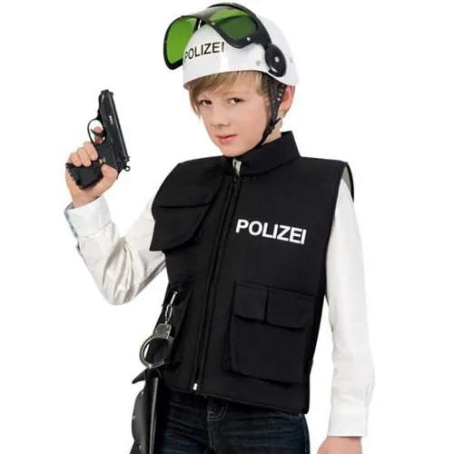Fries Kinder-Kostüm Größe 140 Polizei-Einsatzweste