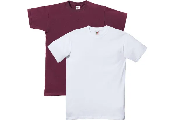 Fruit of the Loom Sweatshirt Unisex-T-Shirt, 2er-Pack Uni