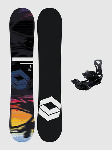FTWO Reverse 152 + Sonic Pro ; Black 2023 Snowboard-Set sunset