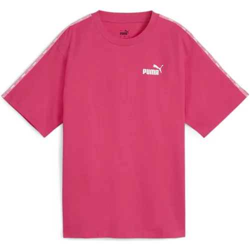 Fuchsia Tape Logo T-shirt Damen Puma