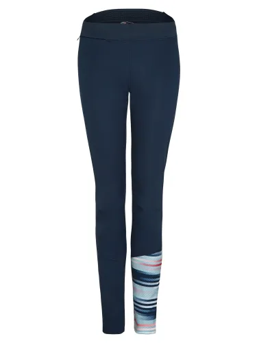 Funktionstights ZIENER "NURA" Gr. 40, EURO-Größen, blau (dunkelblau) Damen Hosen Leggings