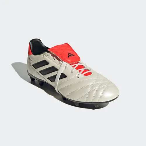 Fußballschuh ADIDAS PERFORMANCE "COPA GLORO FG" Gr. 39, schwarz-weiß (off white, core black, solar red) Schuhe Fußballschuhe