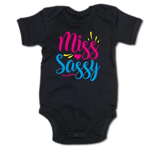 G-graphics Kurzarmbody Baby Body - Miss Sassy mit Spruch / Sprüche • Babykleidung • Geschenk zur Geburt / Taufe / Babyshower / Babyparty • Strampler