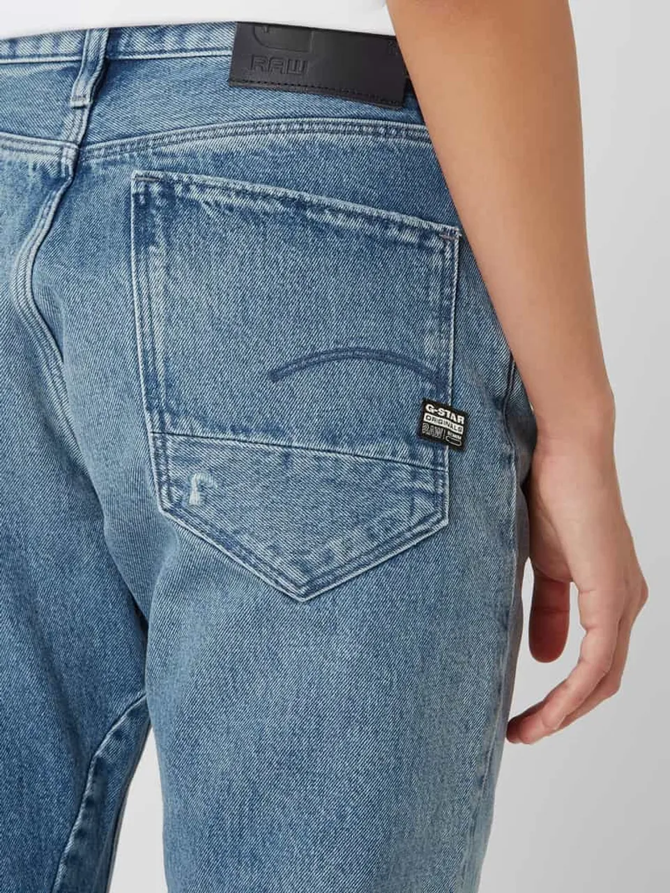 G-Star Raw Boyfriend Fit Jeans mit Logo-Detail Modell 'Arc' in Jeansblau
