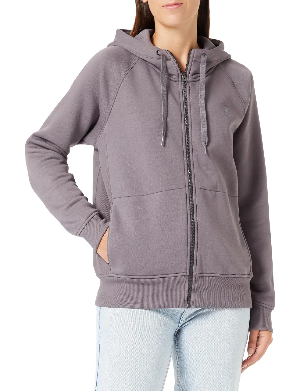 G-STAR RAW Damen Premium Core 2.1 Hooded Zip Thru Sweatshirt