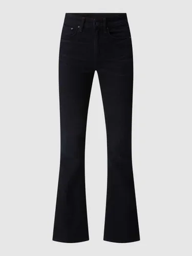 G-Star Raw Flared Jeans mit Stretch-Anteil Modell '3301' in Black