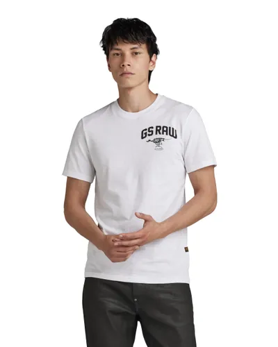 G-STAR RAW Herren Skeleton Dog Chest Graphic Slim T-Shirt