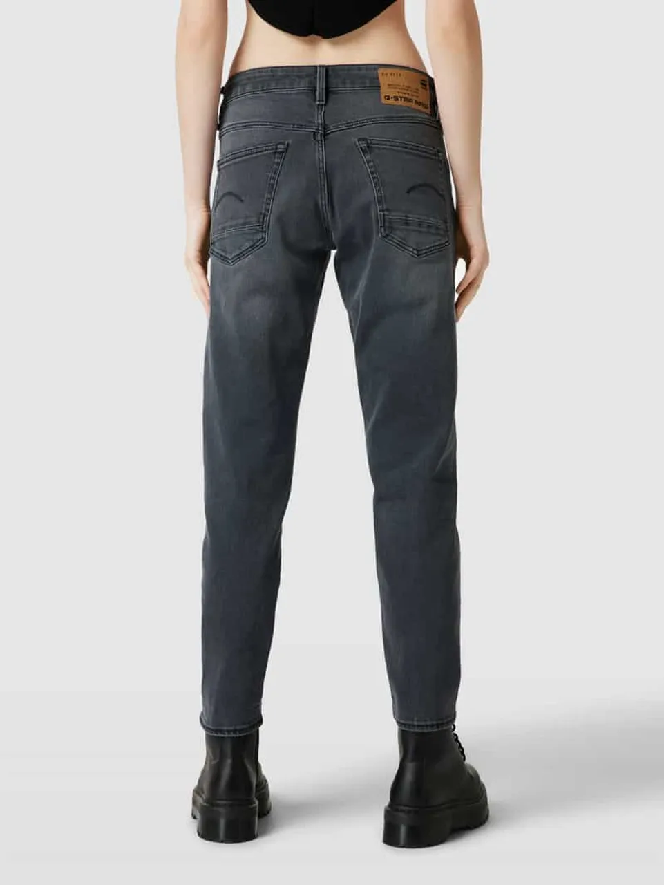 G-Star Raw Jeans mit Label-Details Modell 'Kate' in Anthrazit