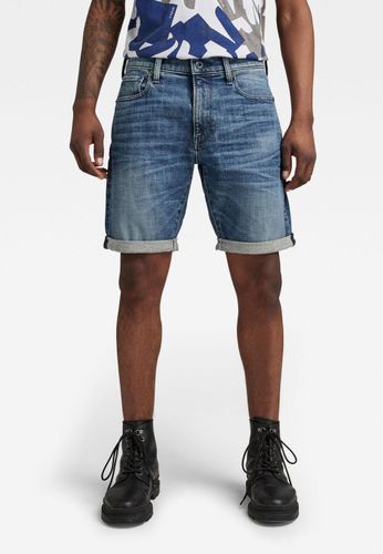 G-Star RAW Jeans-Shorts 3301, Slim Fit blau