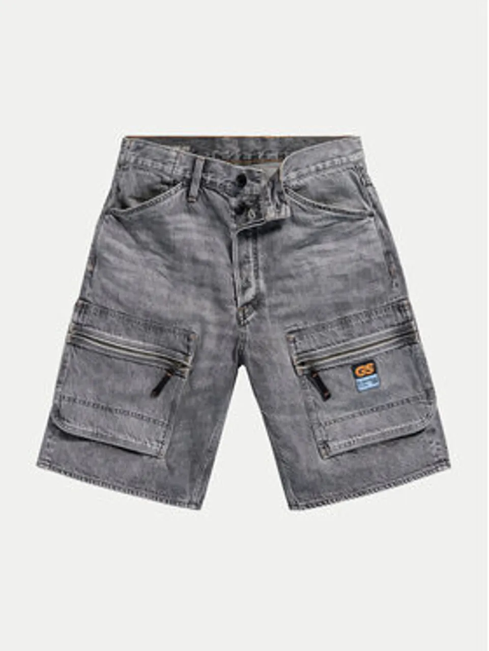 G-Star Raw Jeansshorts Cargo D24442-D537-G324 Grau Loose Fit