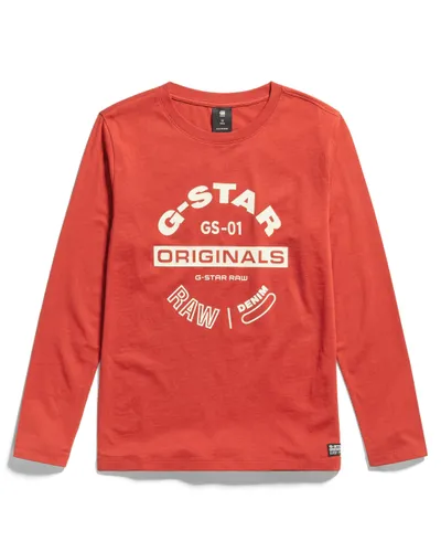 G-STAR RAW Jungen SS23307 t-shirt ls T-Shirt
