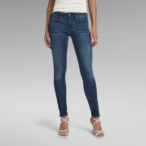 G-Star RAW Midge Zip Mid-Waist Skinny Jeans