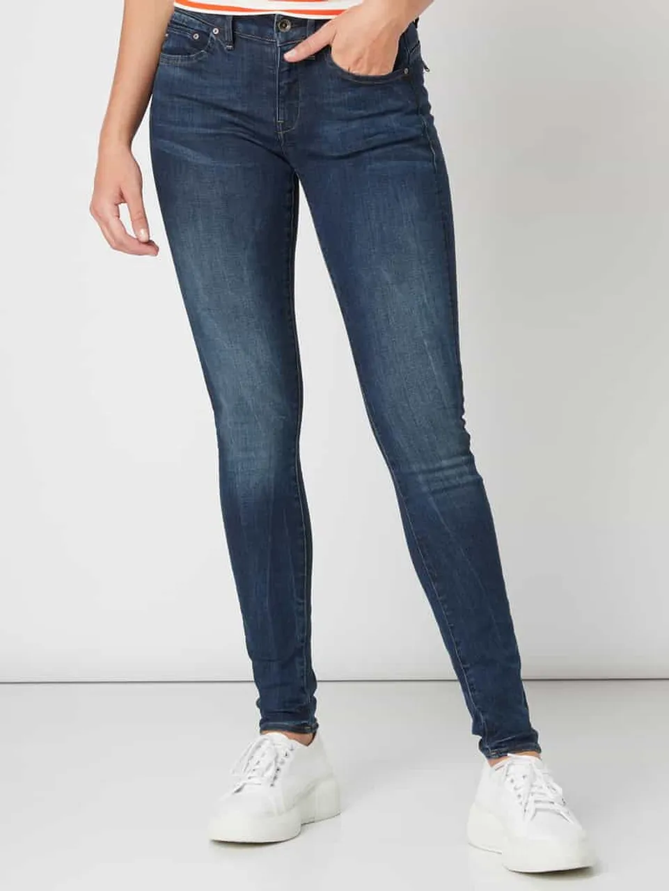 G-Star Raw Skinny Fit Jeans mit Stretch-Anteil in Jeans