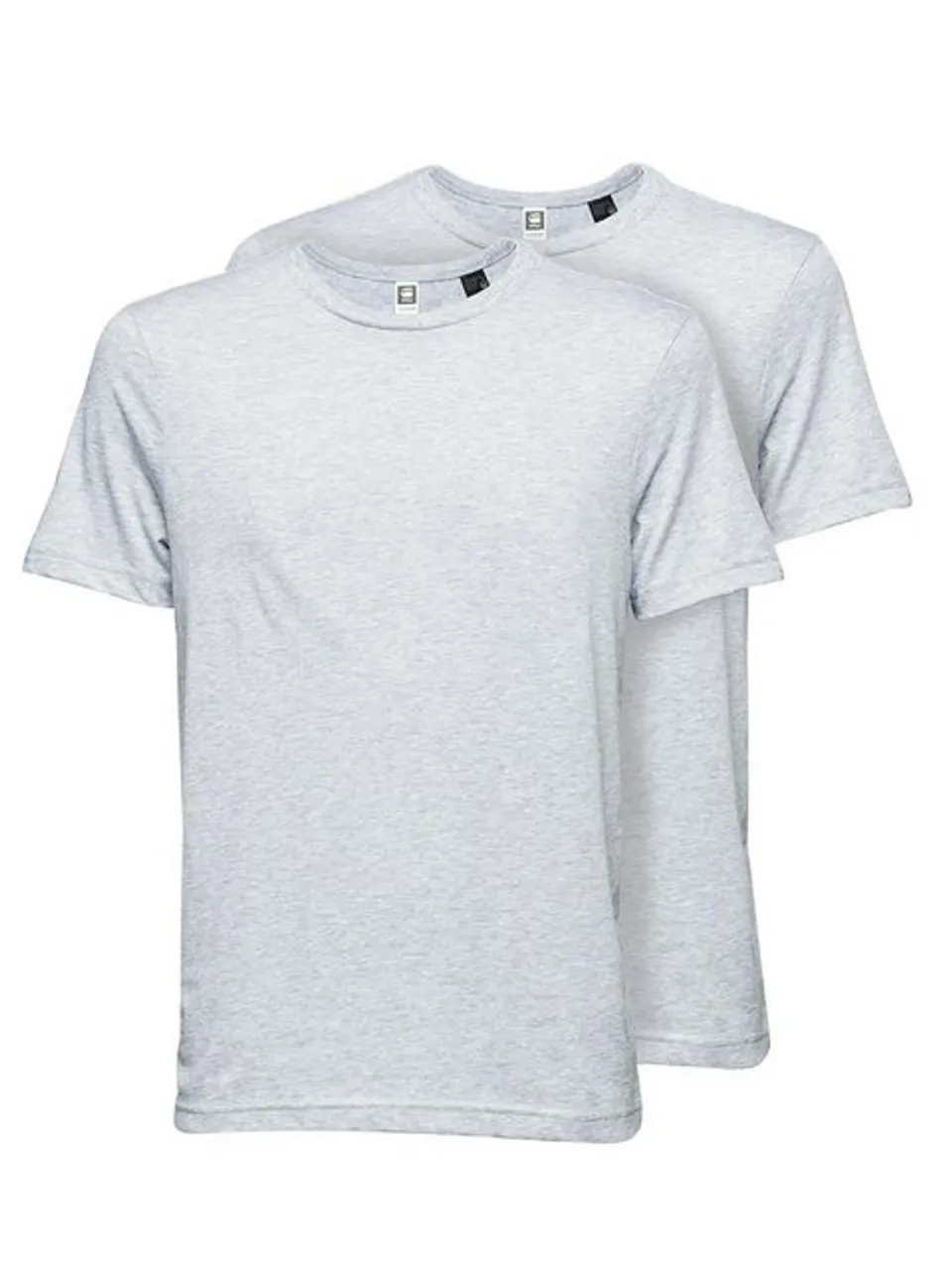G-Star RAW T-Shirt Base htr r t short-sleeve 2-pack (2-tlg) mit Rundhalsausschnitt