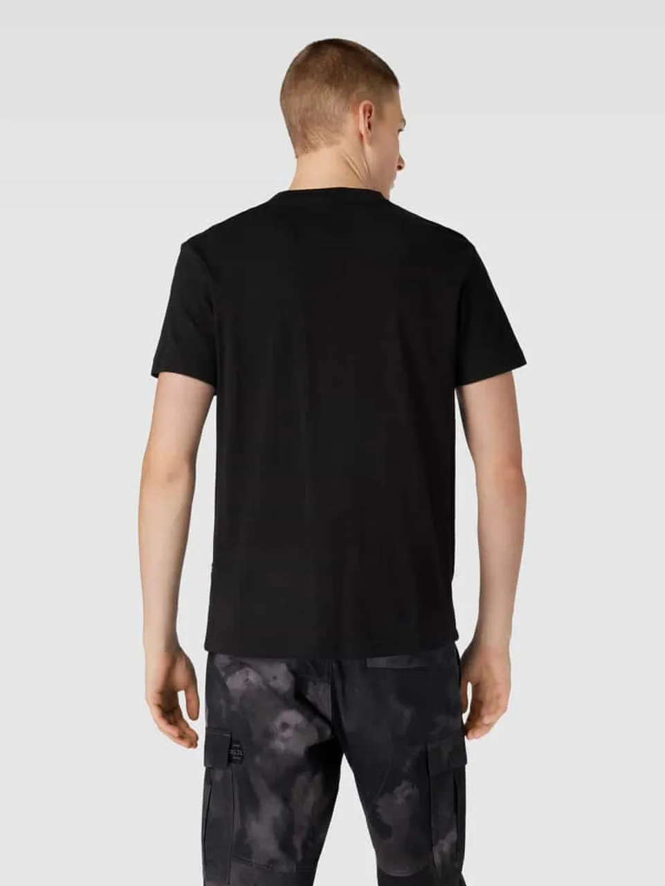 G-Star Raw T-Shirt mit Label-Motiv-Print in Black