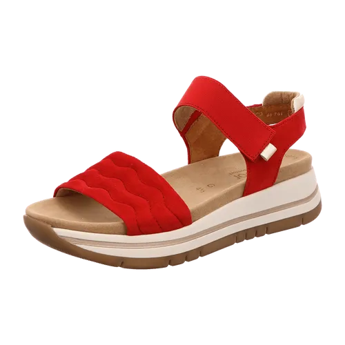 Gabor comfort Komfort Sandalen für Damen, rot