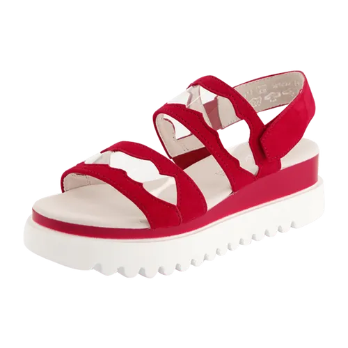 Gabor Komfort Sandalen für Damen, rot