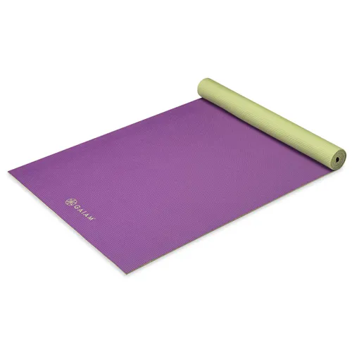 Gaiam Yoga-Matte – einfarbige Übungs- und Fitness-Matte
