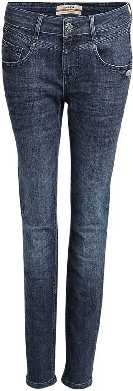 GANG Skinny-fit-Jeans 94MARISSA mit modischer V-Passe vorn & hinten