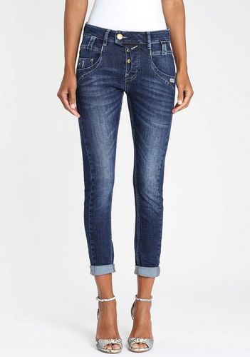 GANG Slim-fit-Jeans »MARGE« mit typischer halb verdeckter Knopfleiste
