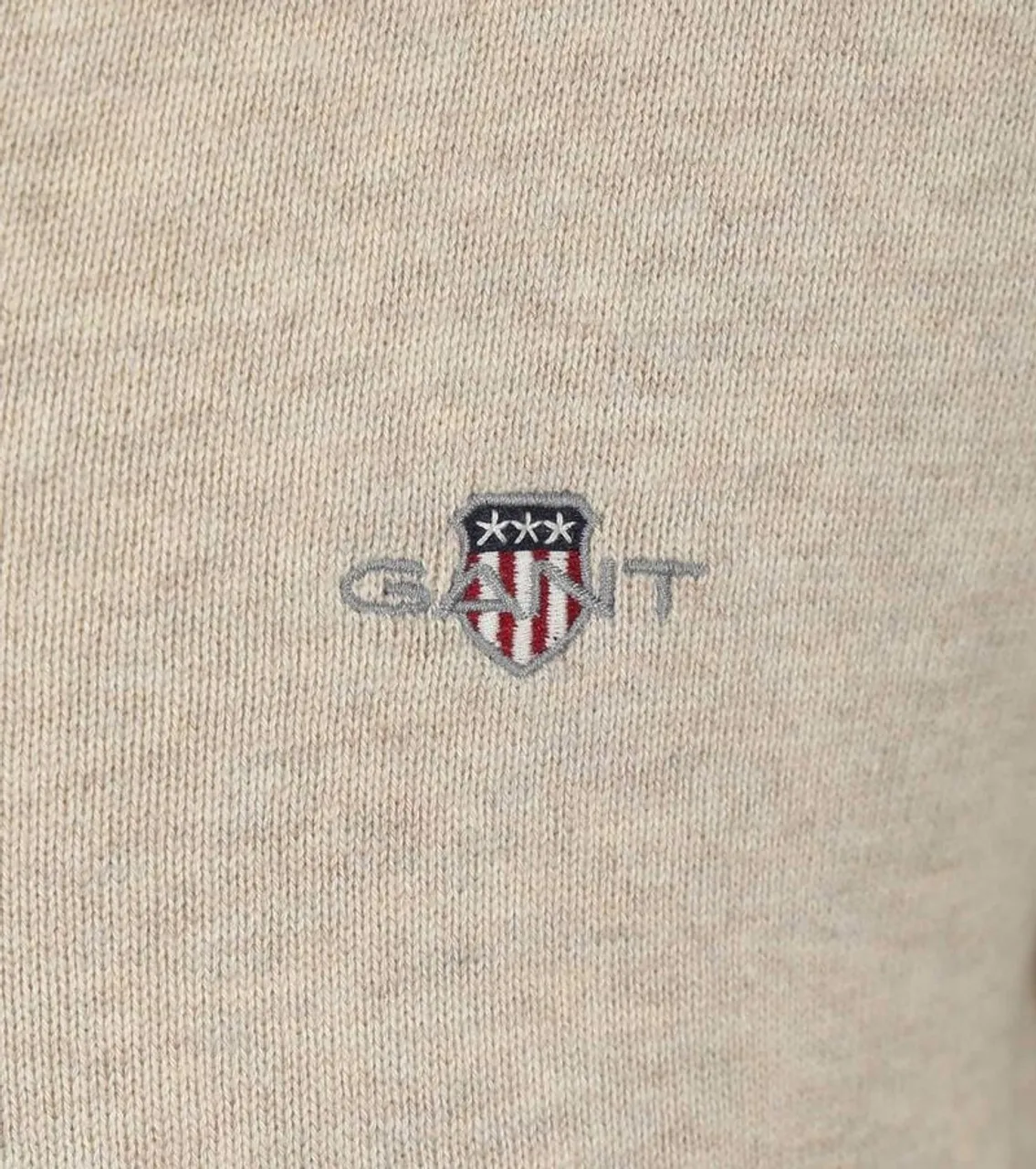 Gant Pullover V-Neck Greige