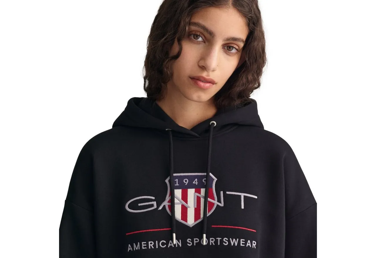 Gant Sweater Damen Sweatshirt - REGULAR ARCHIVE SHIELD HOODIE