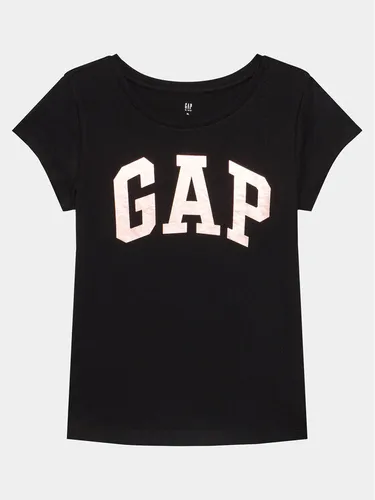 Gap T-Shirt 460525-00 Schwarz Regular Fit