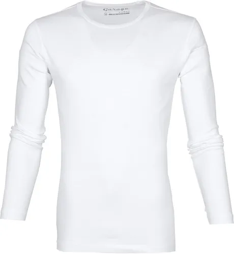 Garage Basic T-shirt Longsleeve Weiß