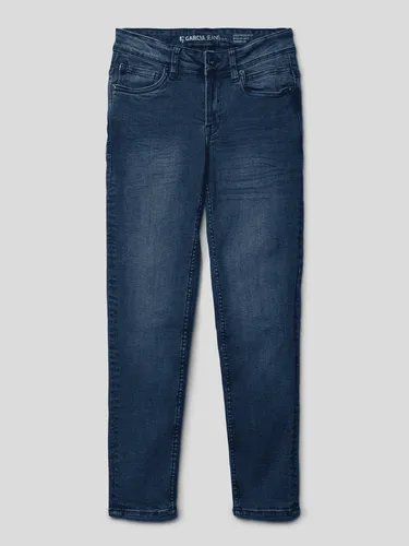 Garcia Regular Fit Jeans im 5-Pocket-Design in Jeansblau