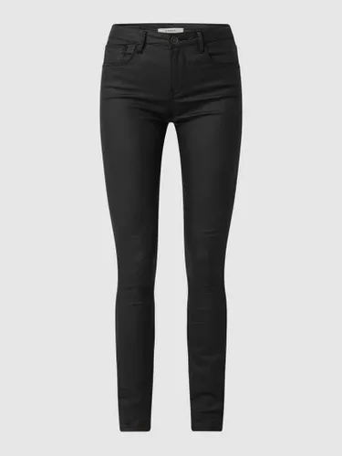 Garcia Super Slim Fit High Waist Jeans mit Stretch-Anteil Modell 'Celia' in Black