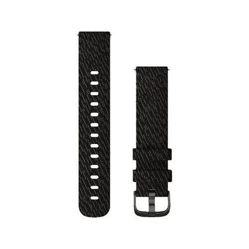 GARMIN Schnellwechsel-Armbänder (20 mm), Ersatzarmband, Garmin, Schwarz/Schiefer