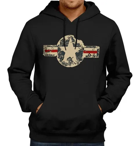 GASOLINE BANDIT® Kapuzensweatshirt für US Army Fans: USAF Print